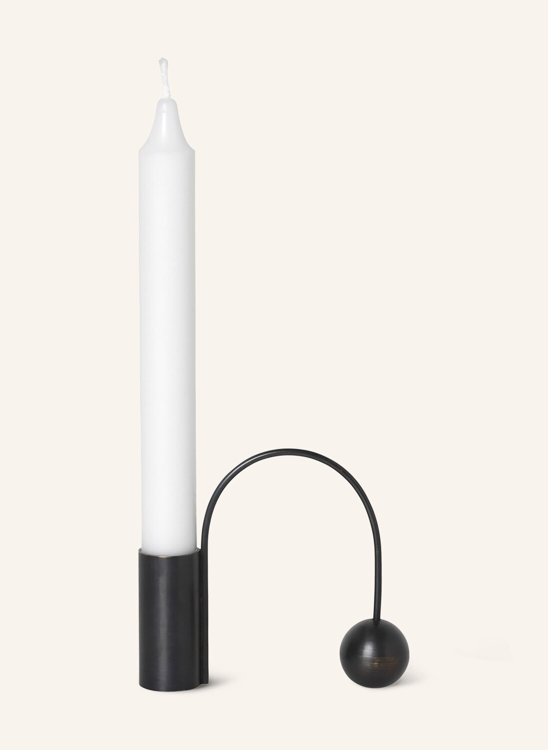 

Подсвечник Ferm Living BALANCE, высота 9,5 см, черный