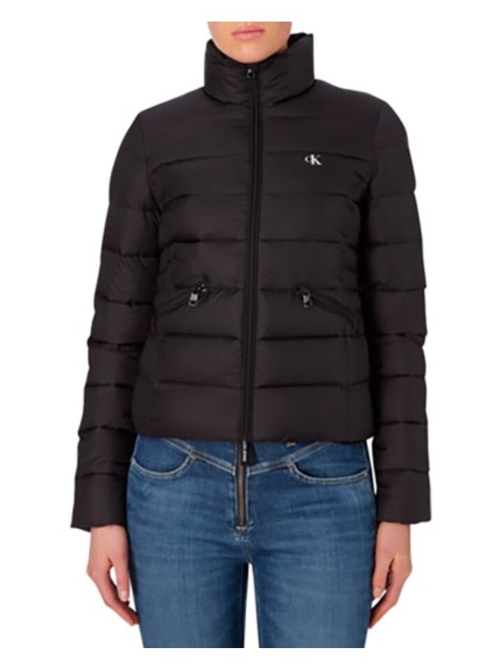 

Стеганая куртка Calvin Klein Steppjacke mit Logo, черный