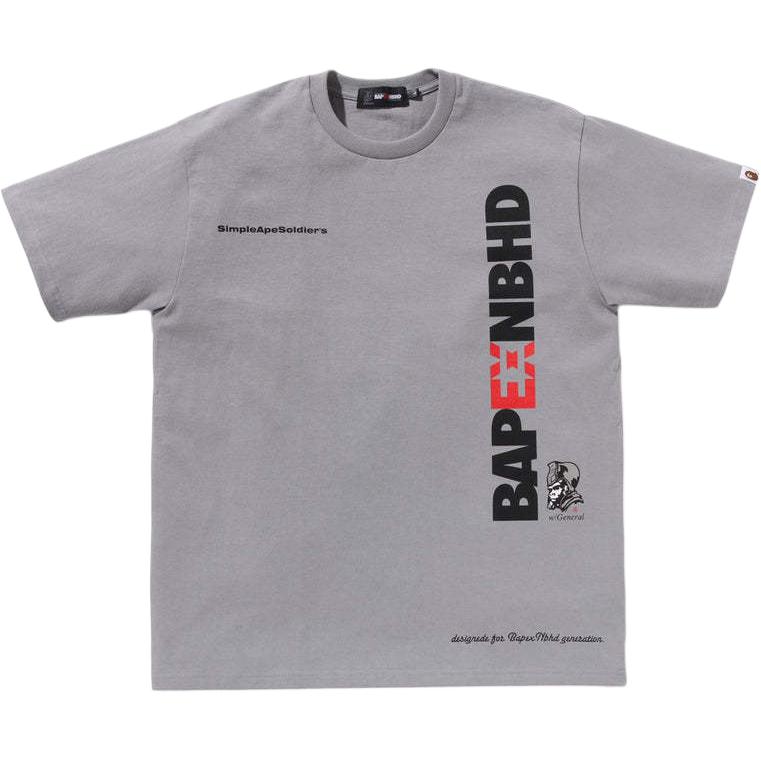 

X NEIGHBORHOOD Футболки Unisex Crew Neck Moderate A BATHING APE, серый