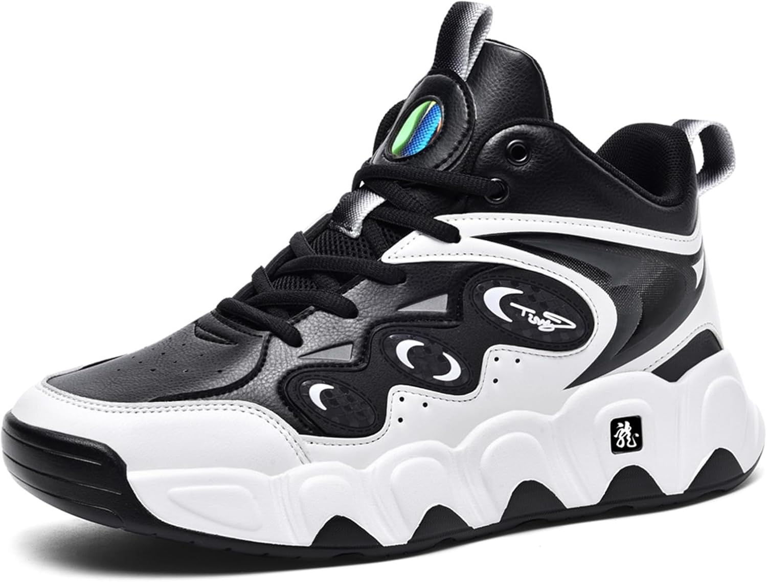 

Мужские легкие кроссовки для бега на улице, повседневные спортивные и прогулочные обувь для мужчин Generic, белый/черный