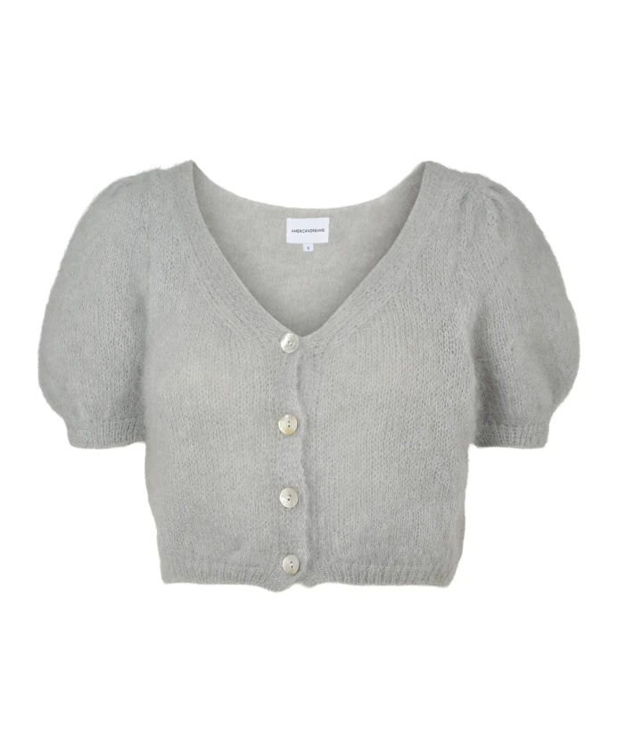 

Укороченный кардиган Cornelia светло-серого цвета Americandreams, серый