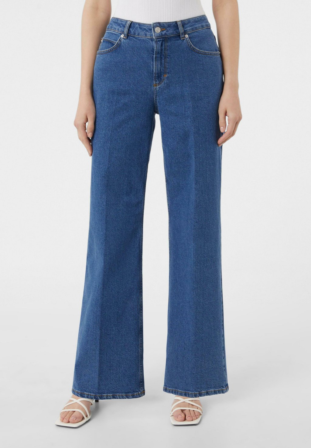 

Расклешенные джинсы comma casual identity, цвет Blau