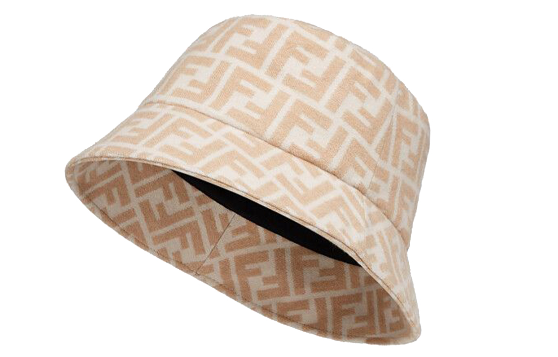 

FENDI Фирменная ведро шляпа, Ecru