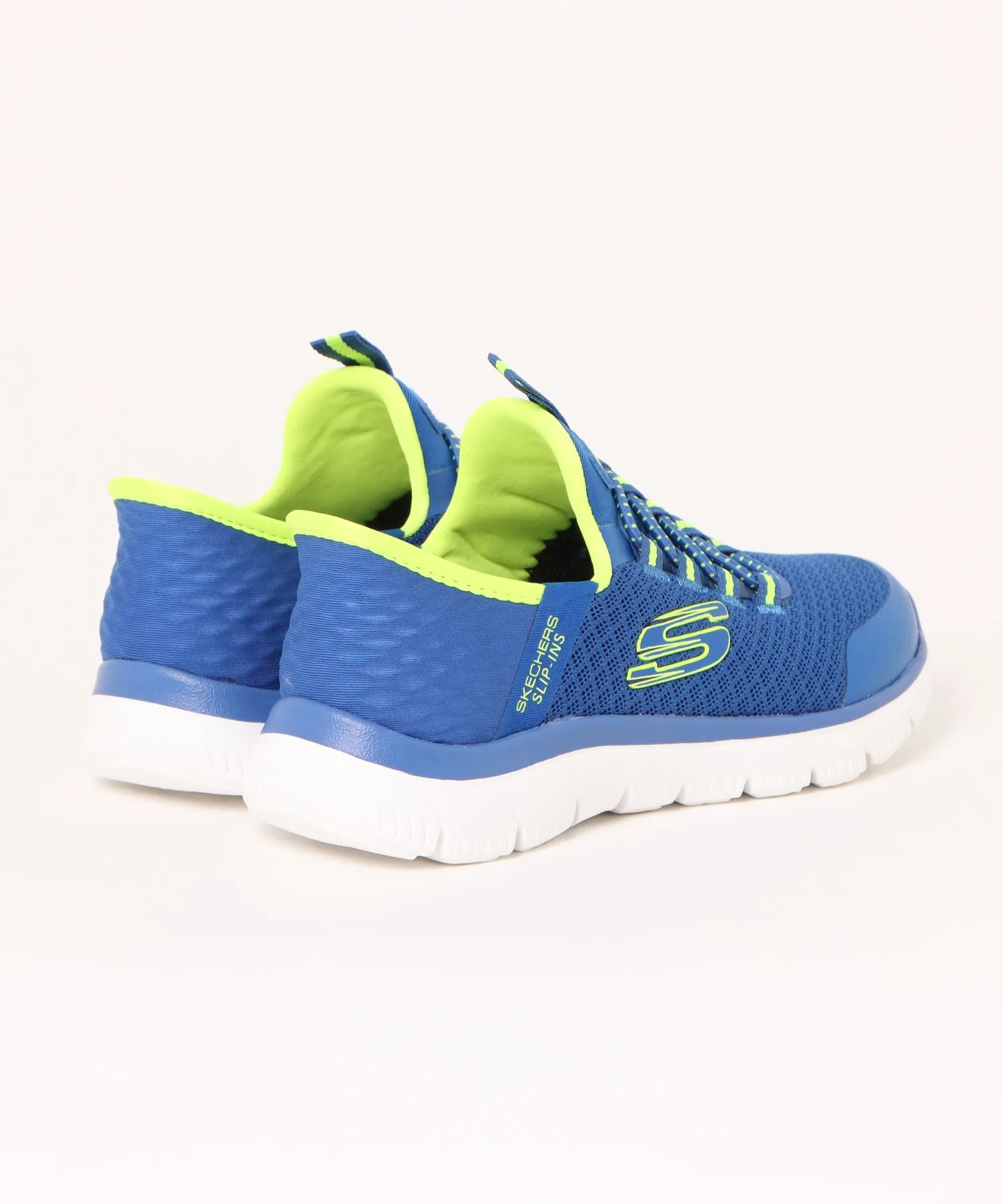 Детские слипоны с технологией Hands Free Slip-ins SUMMITS - HIGH RANGE SKECHERS синие — фото 2