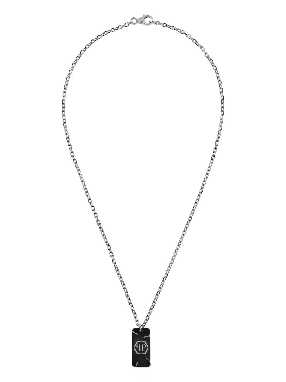 

Цепочка-ожерелье Plein Tag Philipp Plein, серебристый