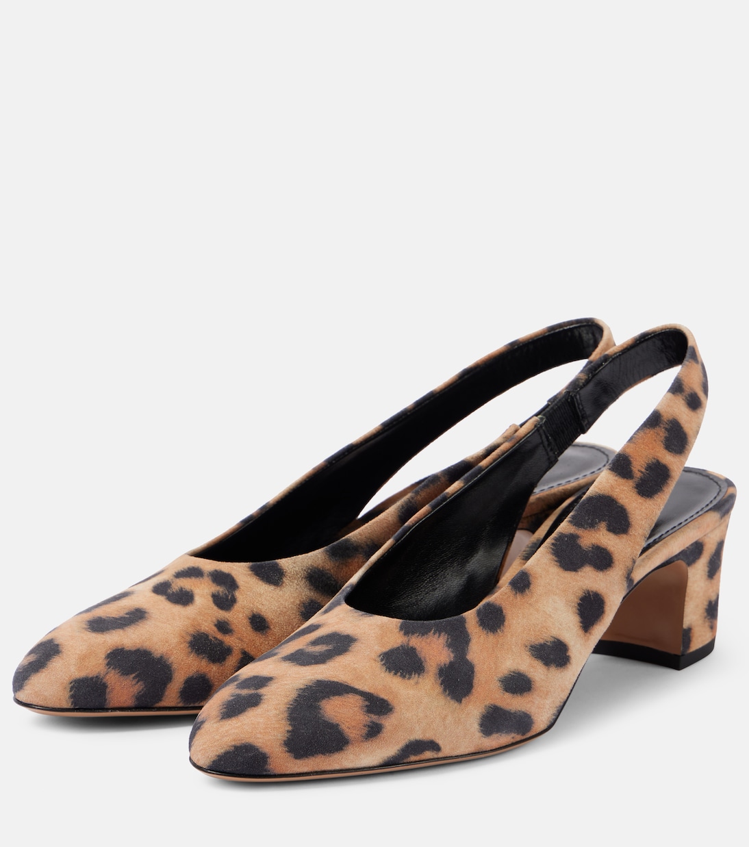 Туфли-лодочки Lavinia 50 из замши с леопардовым принтом Paris Texas, Natural Leopard — фото 4