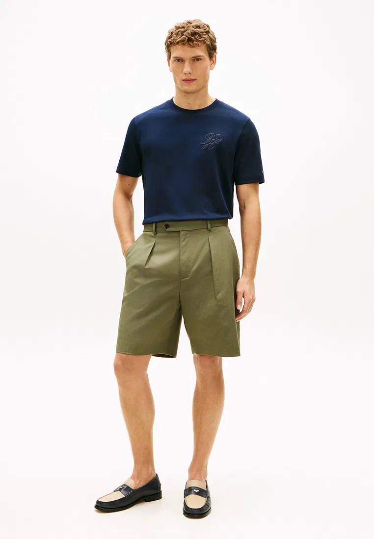 Футболка с вышивкой, короткий рукав, TH Mainline Tommy Hilfiger, темно-синий — фото 4