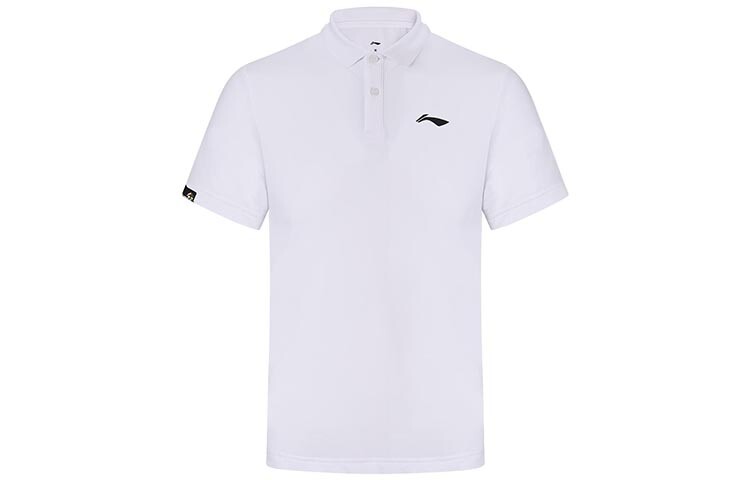 

Рубашка поло унисекс белая Lining, белый