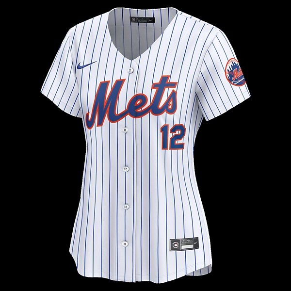 Женская белая домашняя лимитированная футболка Francisco Lindor New York Mets Nike — фото 3