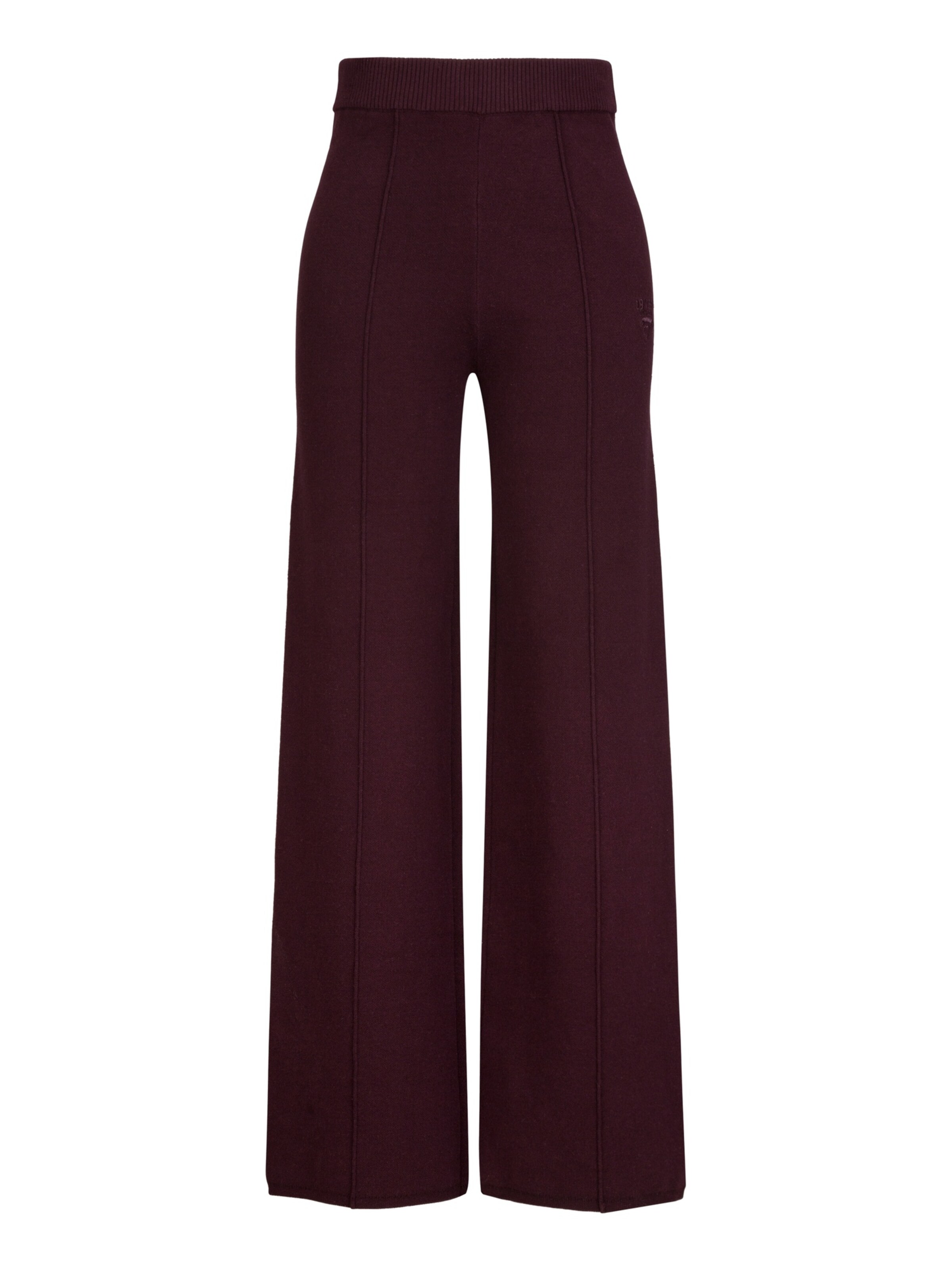 

19V69 ITALIA Широкие брюки 'Alisea' в винно-красном цвете