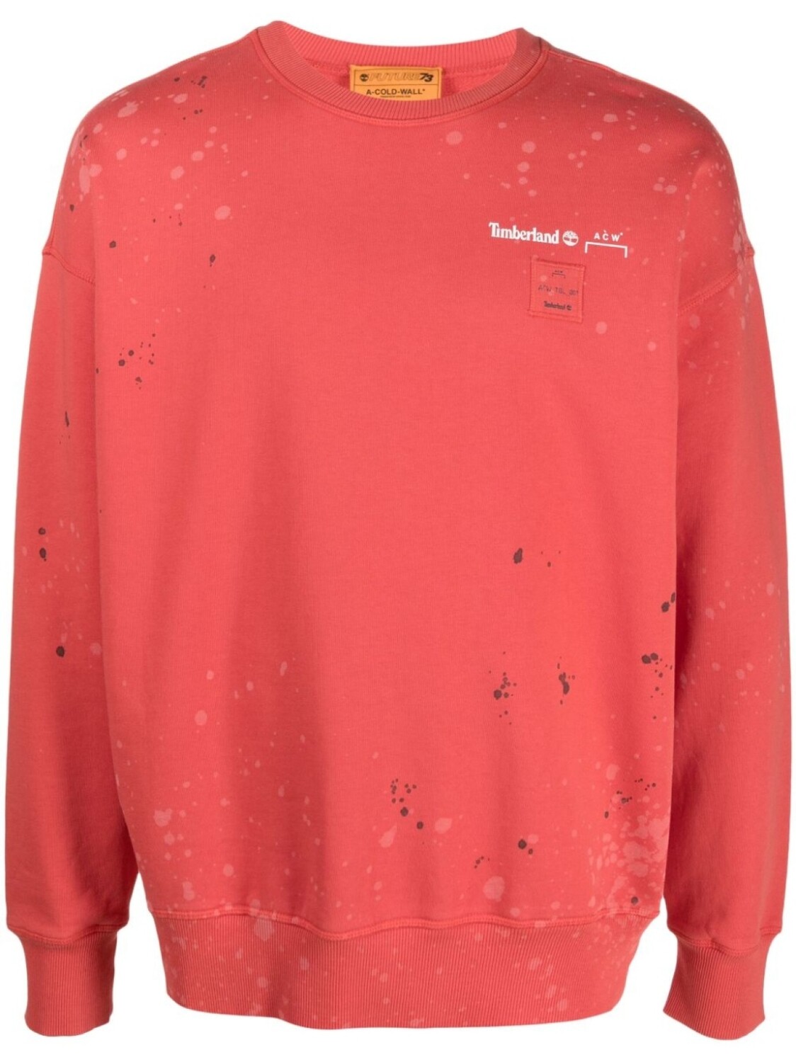 

A-COLD-WALL* толстовка с круглым вырезом из коллаборации с Timberland, красный