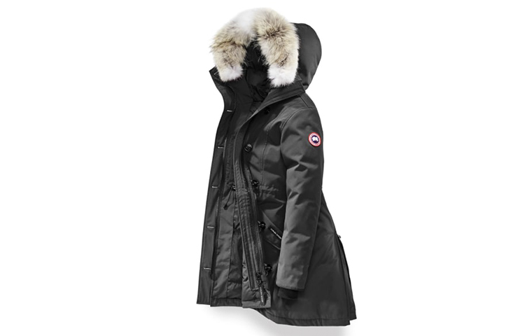 

Женский пуховик Canada Goose, цвет graphite color