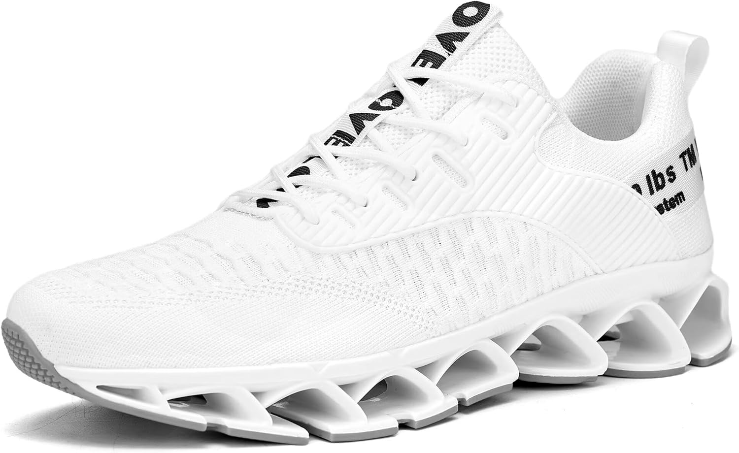 

Мужские модные кроссовки Vooncosir, дышащие сетчатые беговые кроссовки, лезвие, противоскользящая мягкая подошва, повседневная спортивная обувь для ходьбы, белый