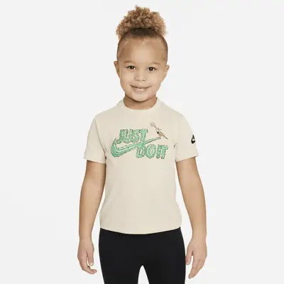 

Футболка Nike Toddler Oversized Graphic T-Shirt, цвет Sanddrift