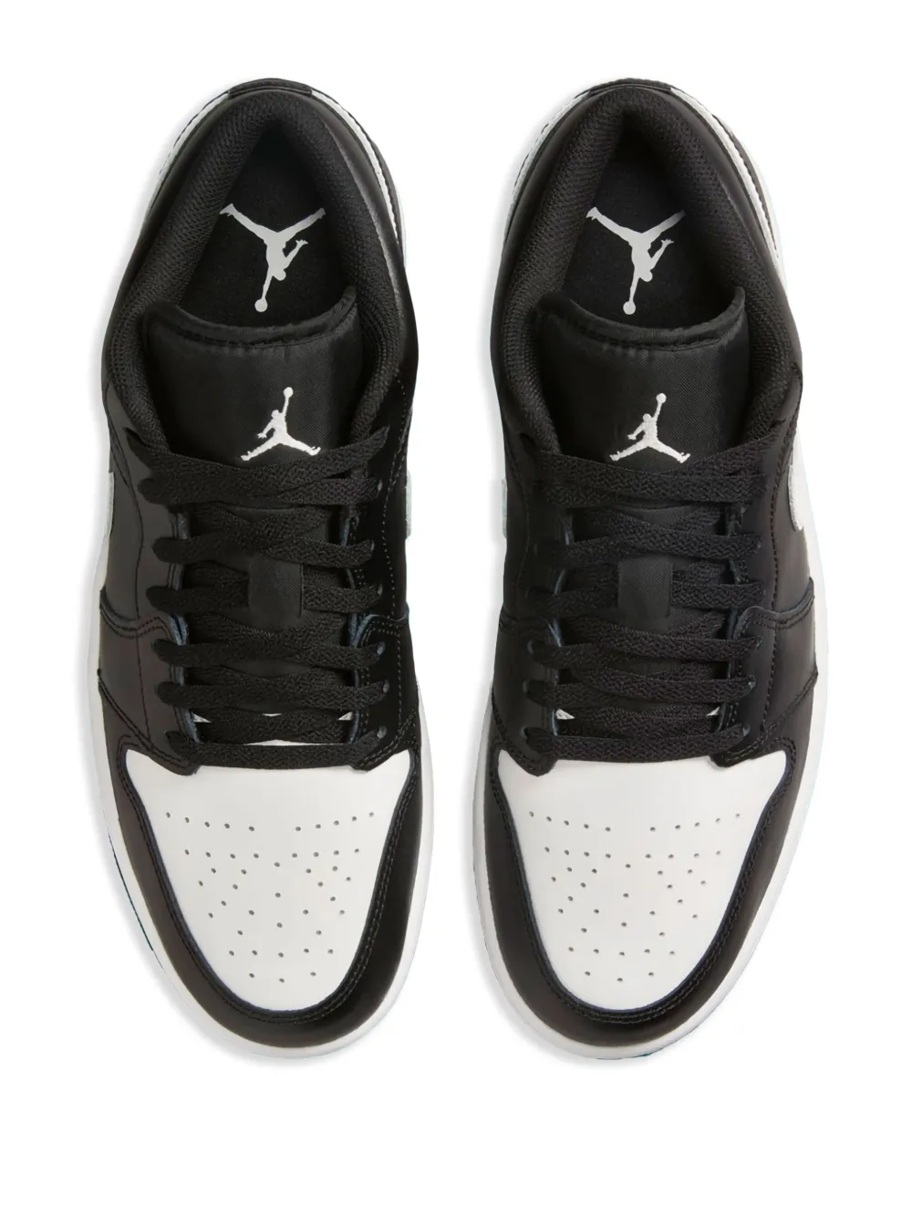 Кроссовки Air Jordan 1 Low Orca - Black/White Nike, черный — фото 2