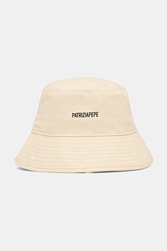 

Хлопковая шапка Patrizia Pepe, бежевый
