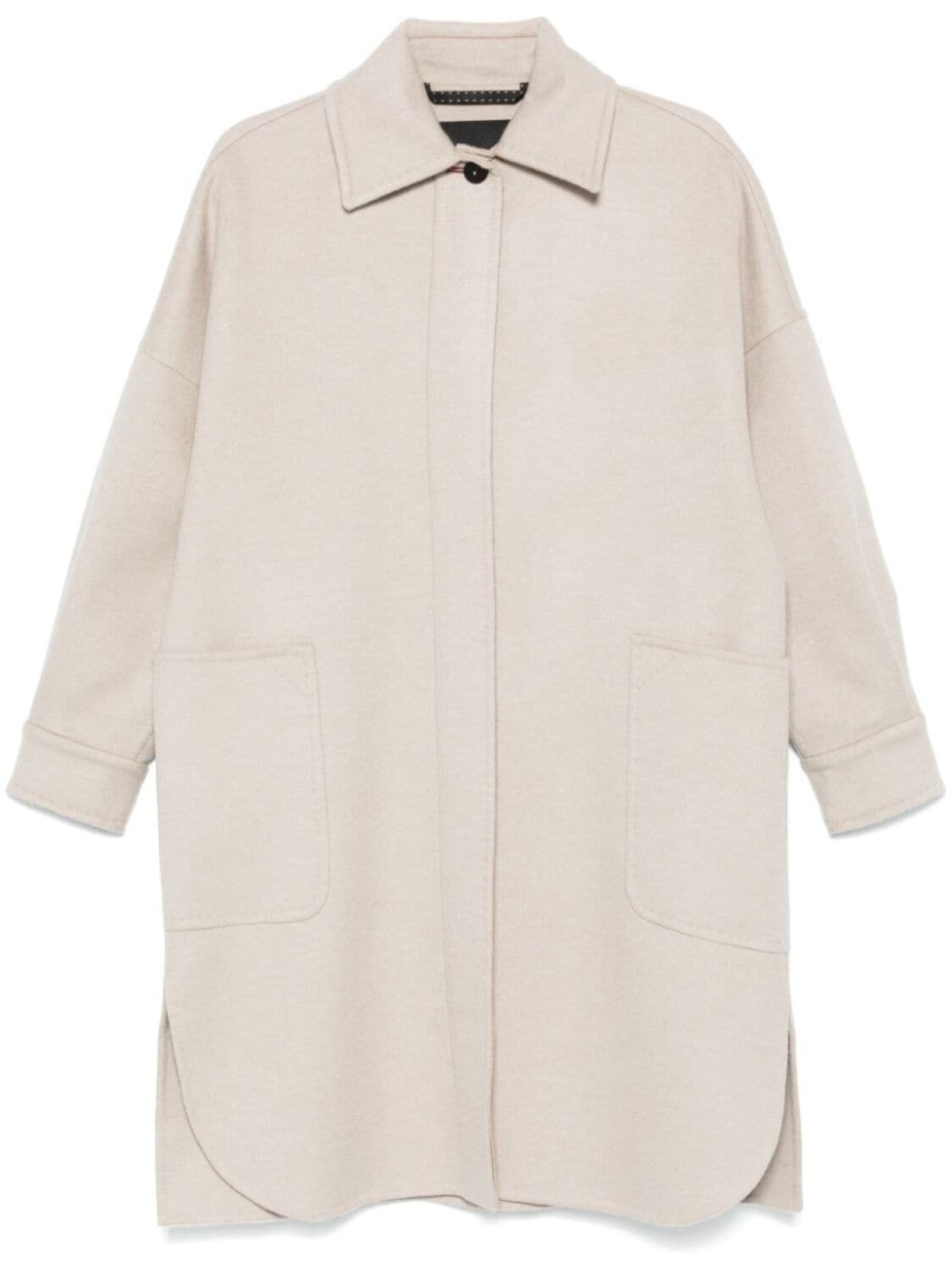 

Max Mara пальто Baruffa, нейтральный цвет
