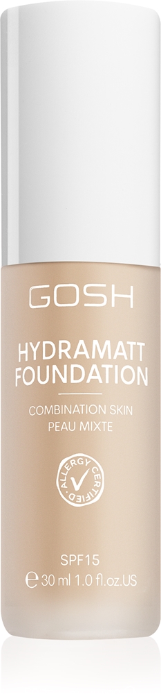 

Hydramatt тонированный увлажняющий крем с легкой текстурой и матирующим эффектом Gosh, atspalvis 004r light 30 мл