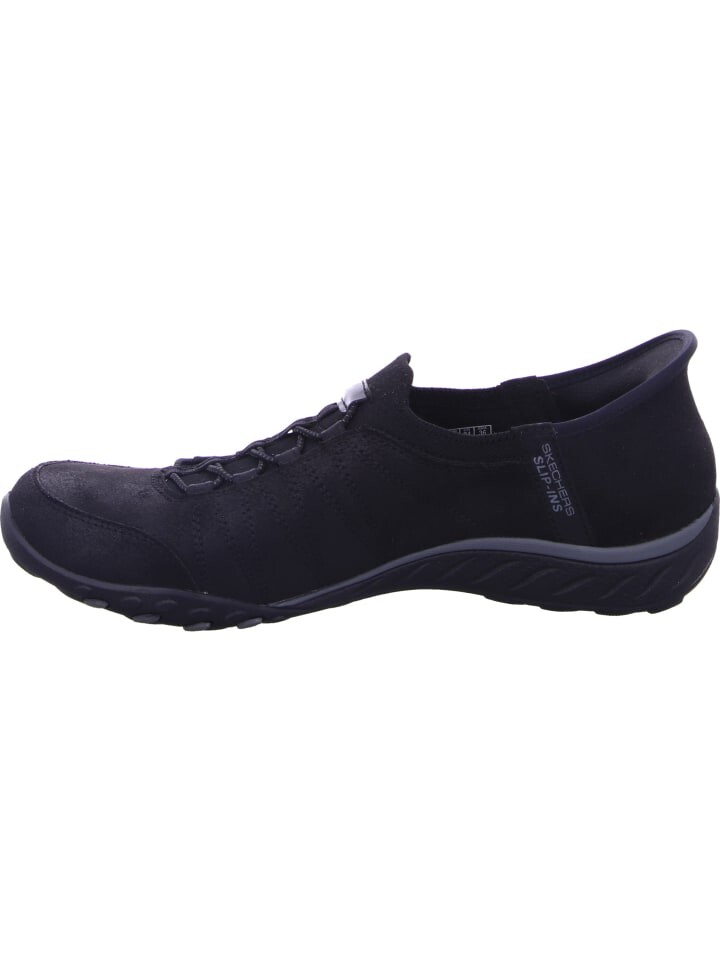 Низкие кроссовки Skechers Lowtop BREATHE EASY HOME BODY, цвет black/black — фото 4
