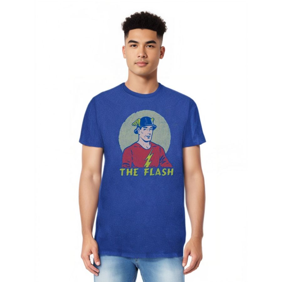 

Мужская футболка с коротким рукавом DC Comics Flash Faded Circle / Футболка для взрослых Flash, Medium blue, Серый, Мужская футболка с коротким рукавом DC Comics Flash Faded Circle / Футболка для взрослых Flash, Medium blue