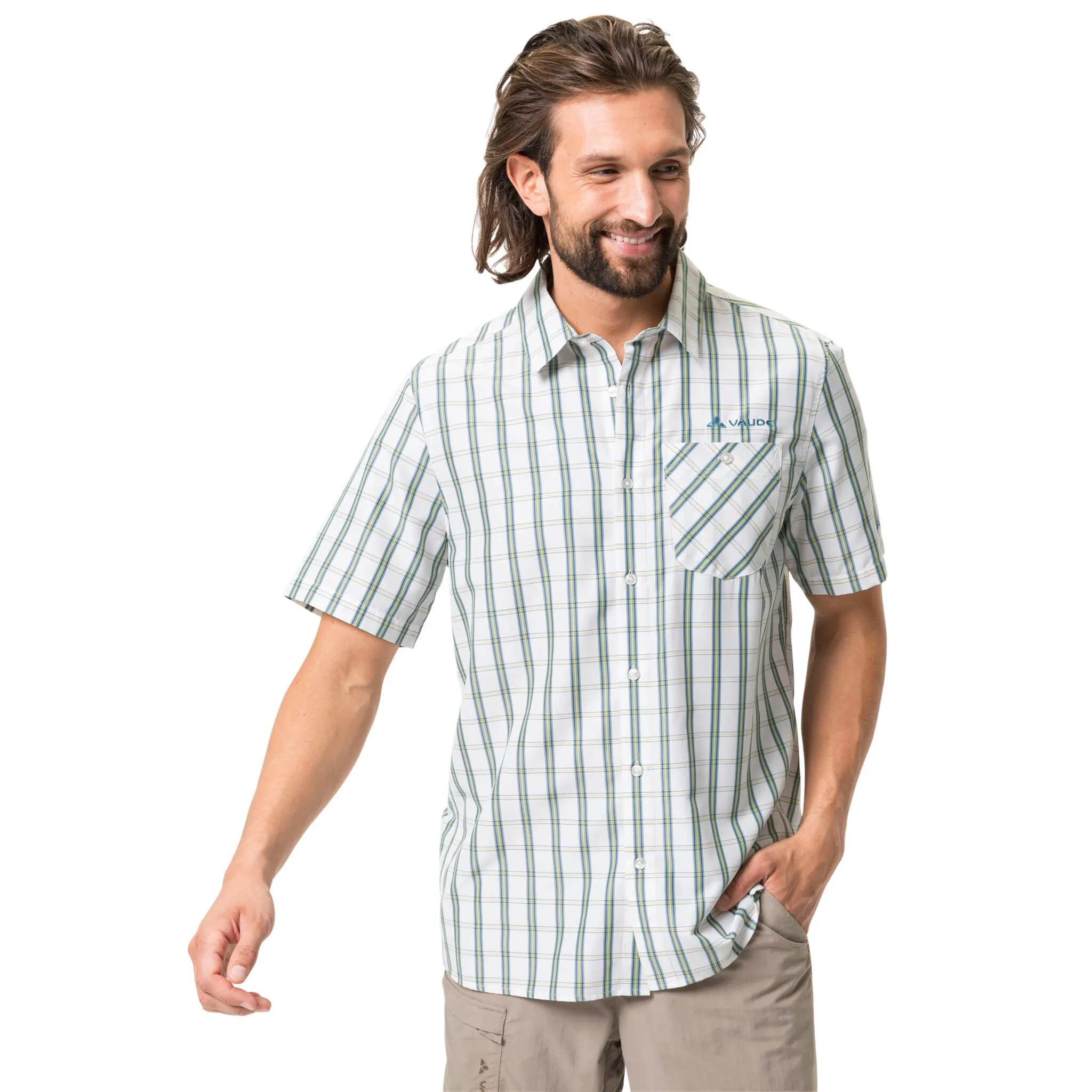 

Рубашка VAUDE с короткими рукавами "MEN'S ALBSTEIG SHIRT III" (1 шт.), белый