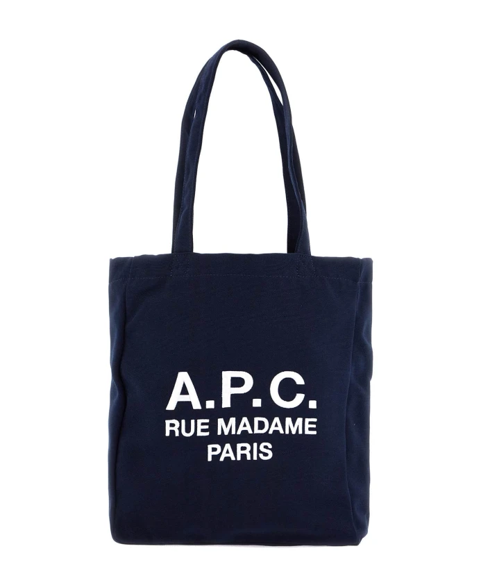 

Сумка-Тоут Madame с вышивкой Rue Madame A.P.C., синий