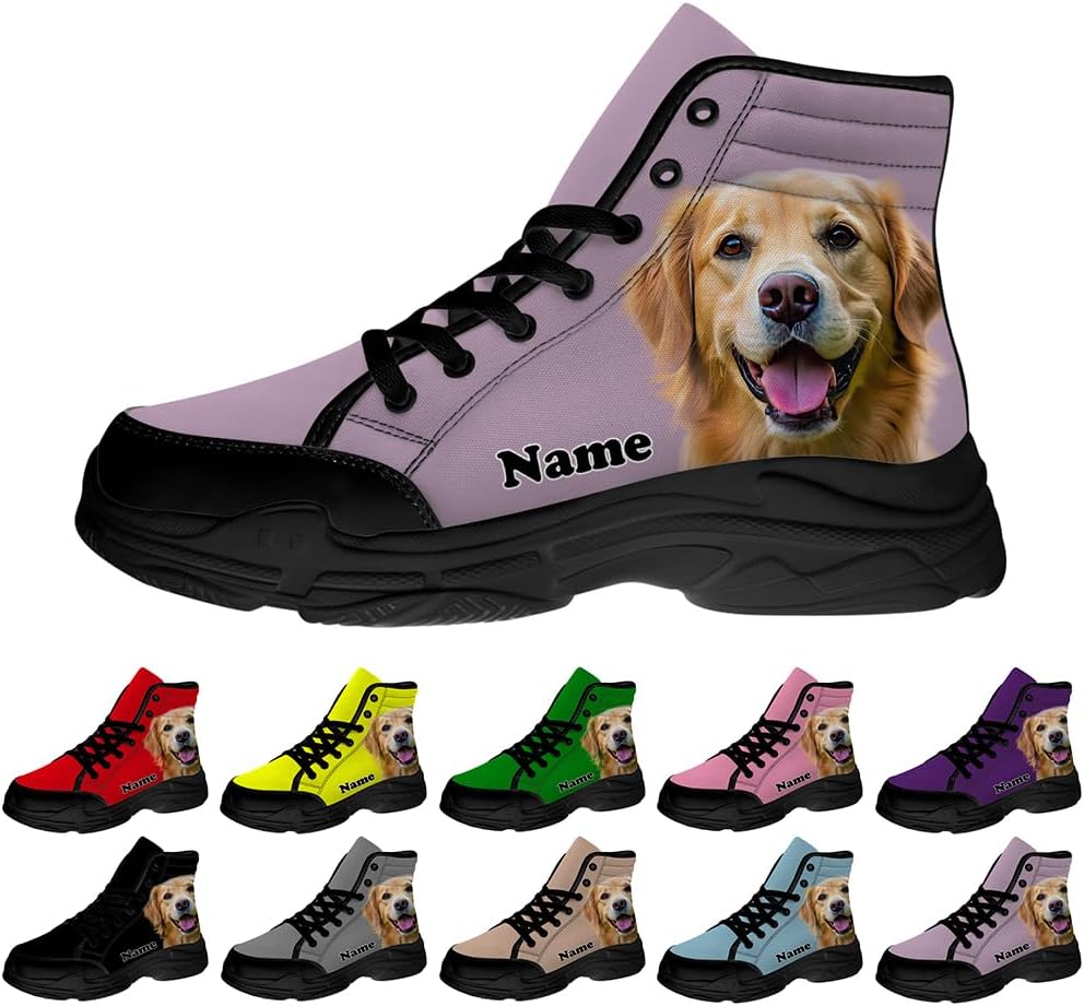 

Женские высокие кеды из канвы с индивидуальной картиной и текстом, персонализированный подарок для нее и для него Quorax, фиолетовый/лавандовый