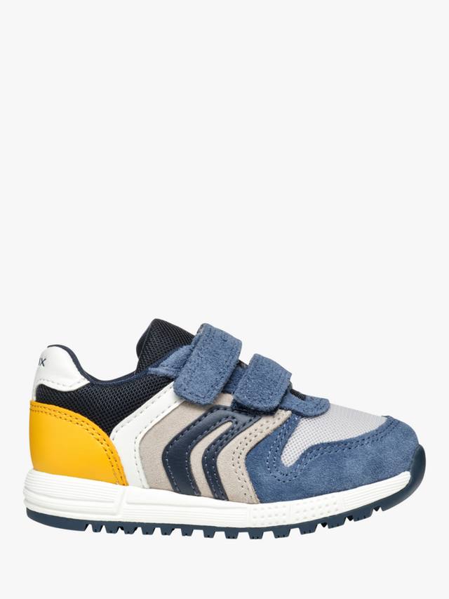 

Детские кроссовки alben Geox, цвет Jeans/Yellow