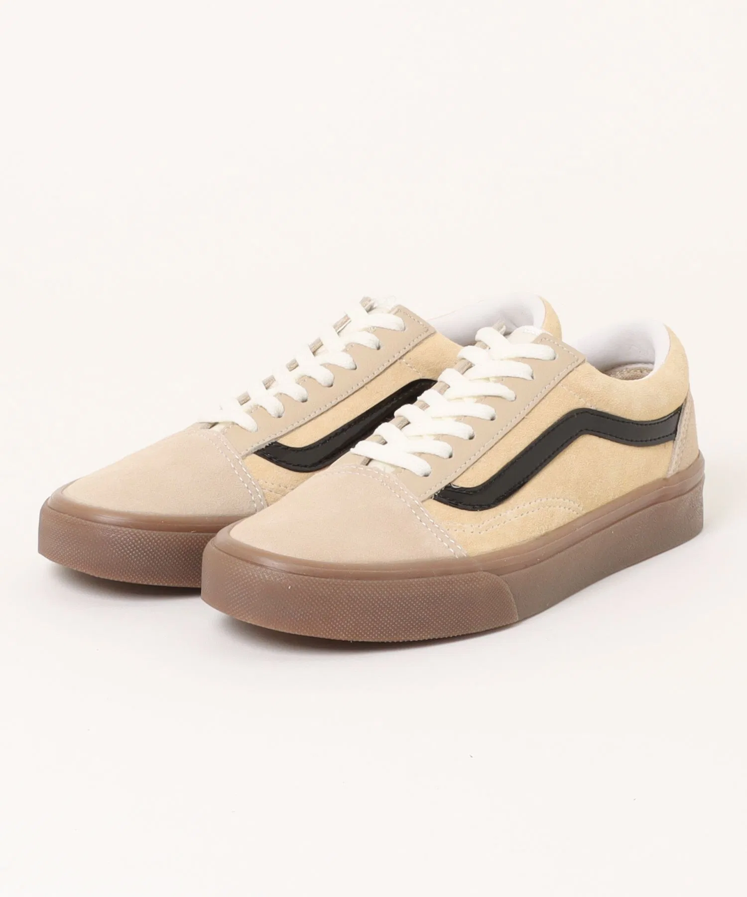 Мужские кроссовки VANS Old Skool из замши бежевые