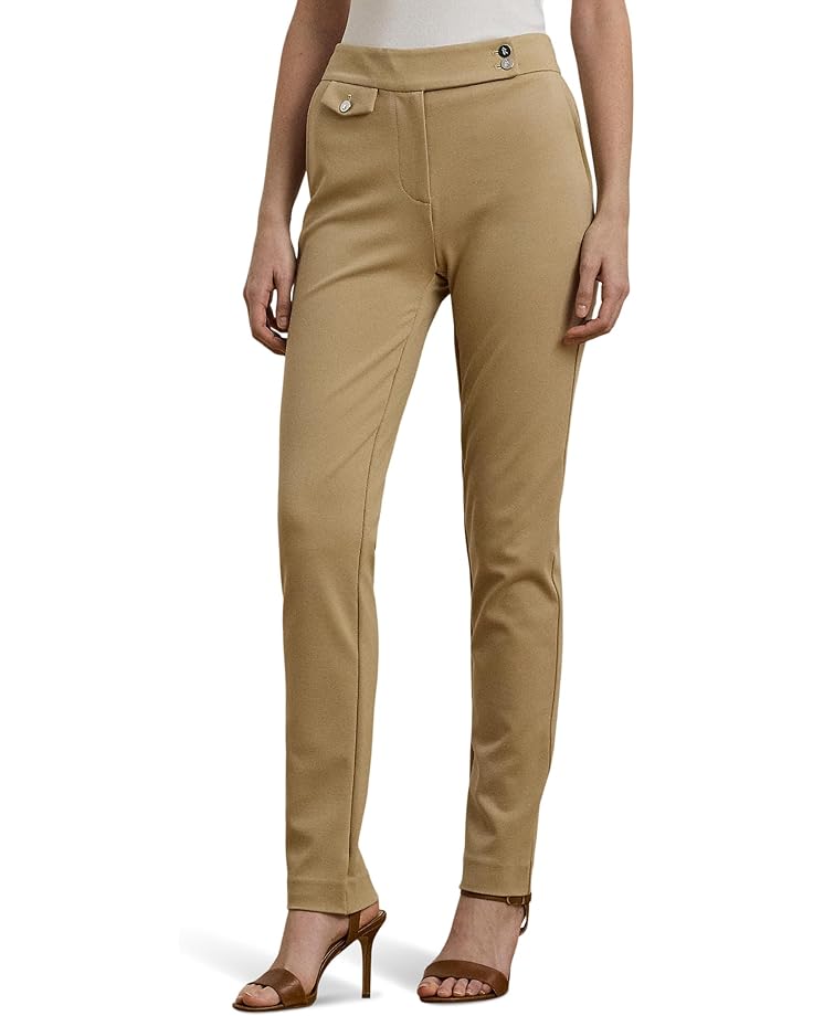 

Брюки Lauren Ralph Lauren Ponte Ankle Pants, цвет Birch Tan