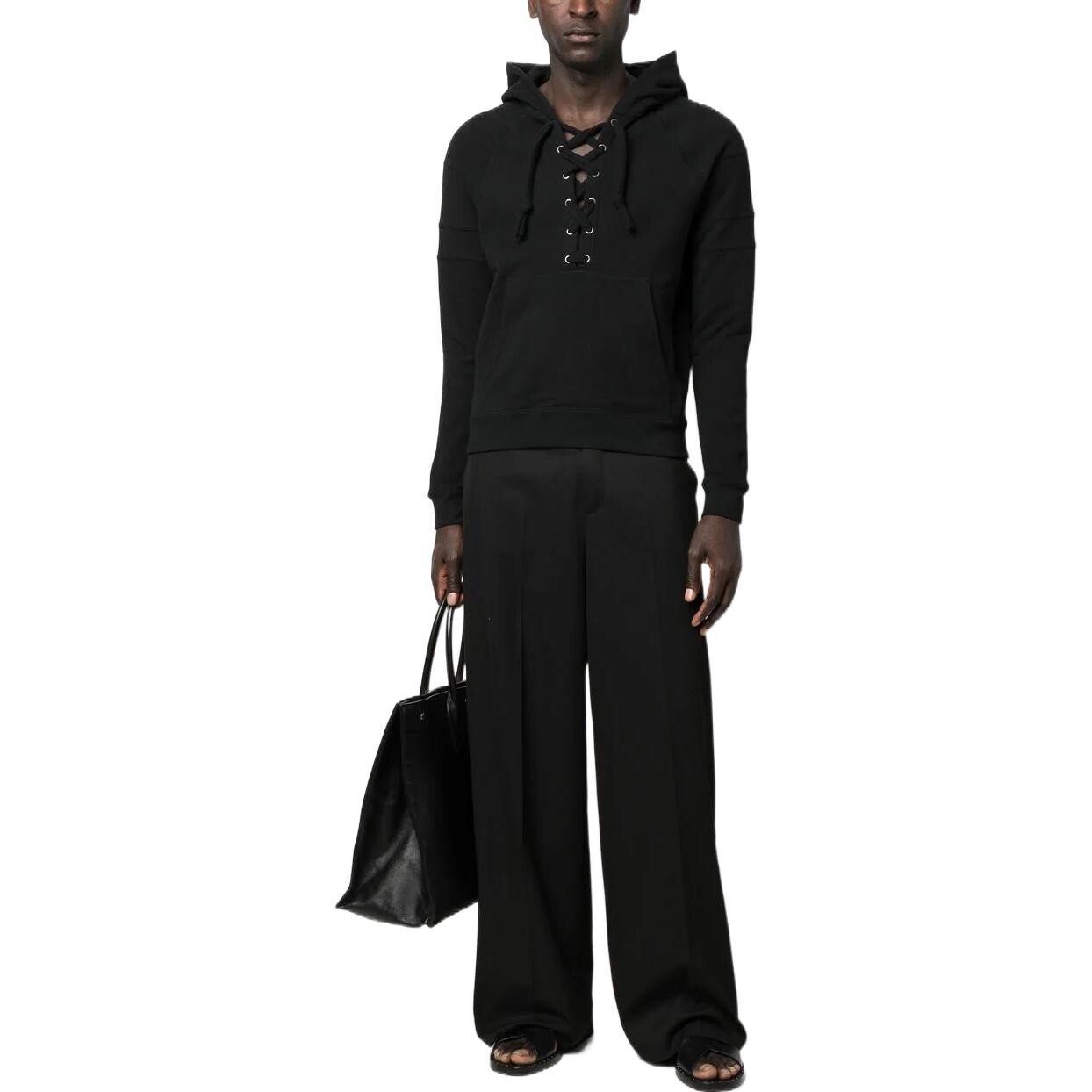 SAINT LAURENT Мужская толстовка, цвет Black — фото 3