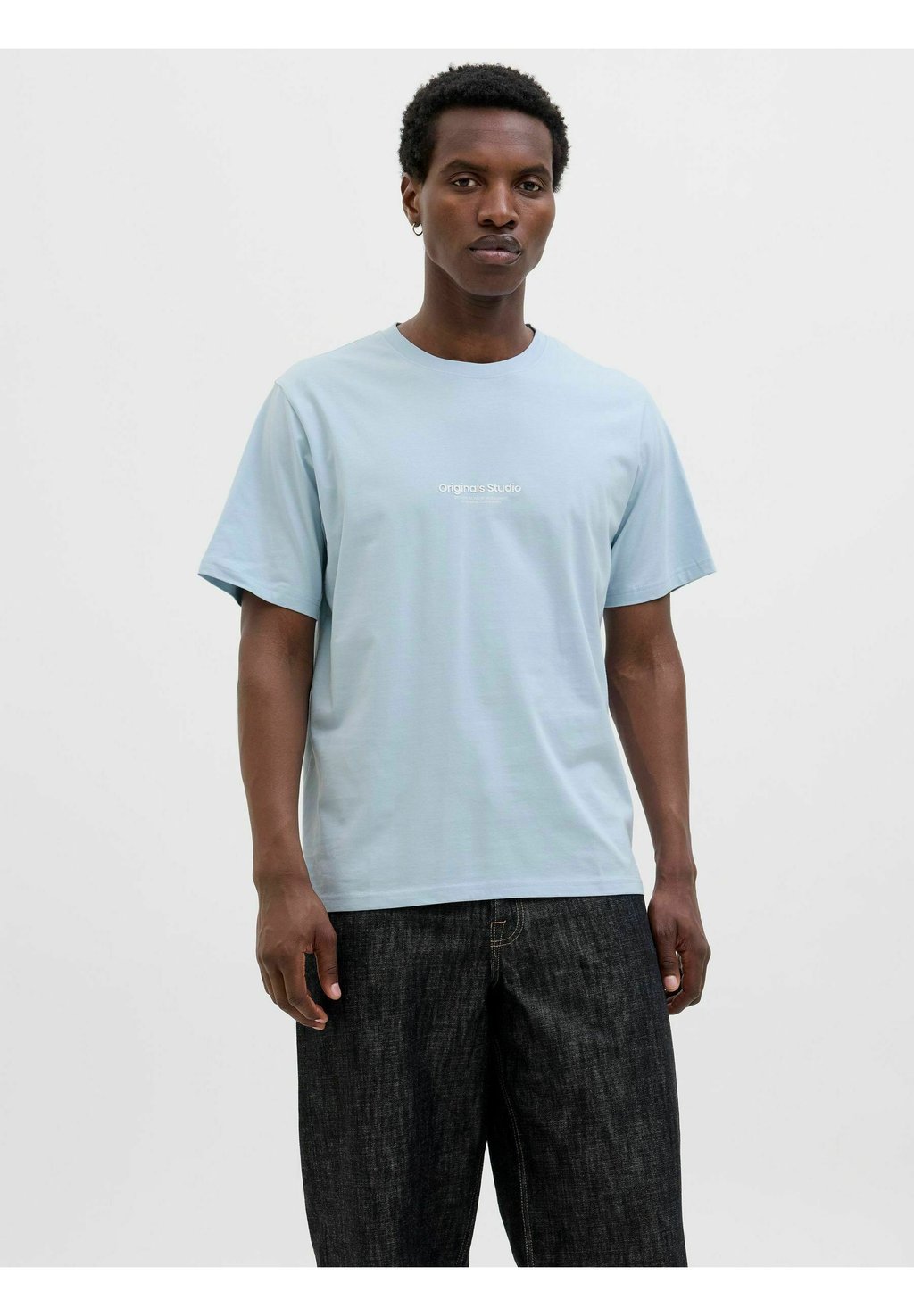 

Футболка с принтом JORVESTERBRO CREW NECK Jack & Jones, светло-голубой