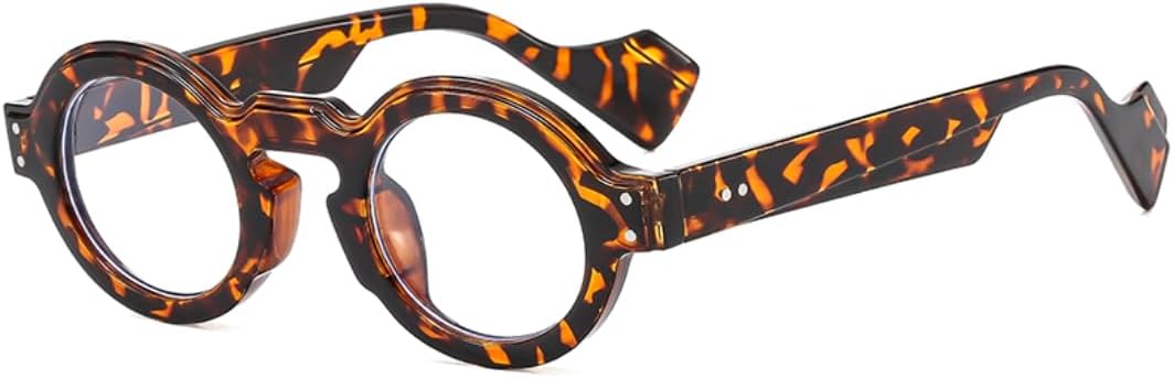 

Солнцезащитные очки с защитой UV400 | Круглая зеленая овальная оправа с заклепками | Для женщин и мужчин, для занятий спортом на открытом воздухе и вождения DSVIGF, 10