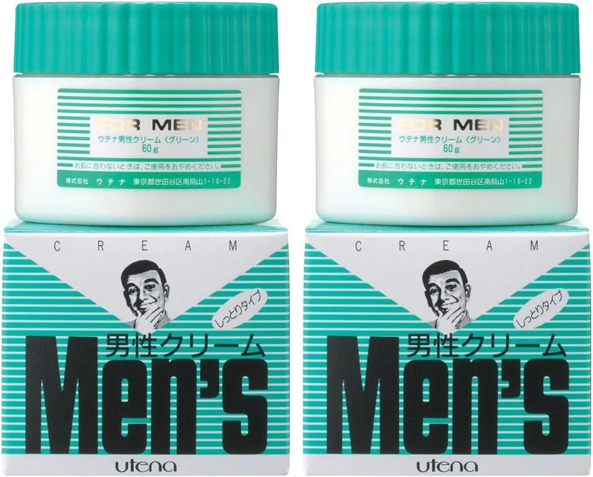 Дневной крем Utena Otena Men's Cream Moist (Зеленый) 60 г x 2
