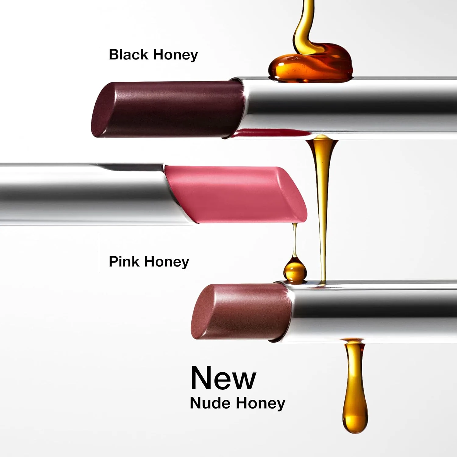 Тонирующий бальзам для губ Clinique Almost Lipstick в 3 культовых оттенках: черный медовый, розовый и нюдово-медовый | Полупрозрачный и легкий, Pink Honey — фото 3