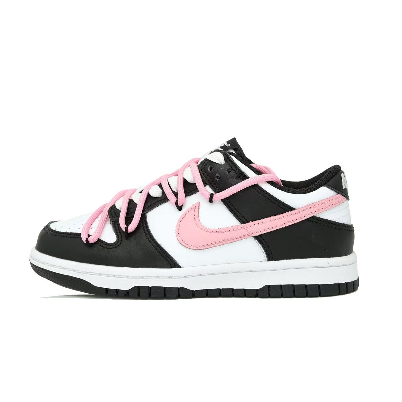 

Детские скейтерские кроссовки Dunk Grade School Nike, черный/розовый