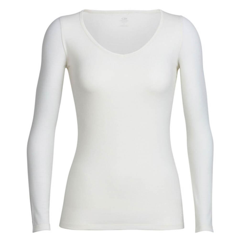 

Базовый слой с длинным рукавом Icebreaker Siren Sweetheart Merino, белый