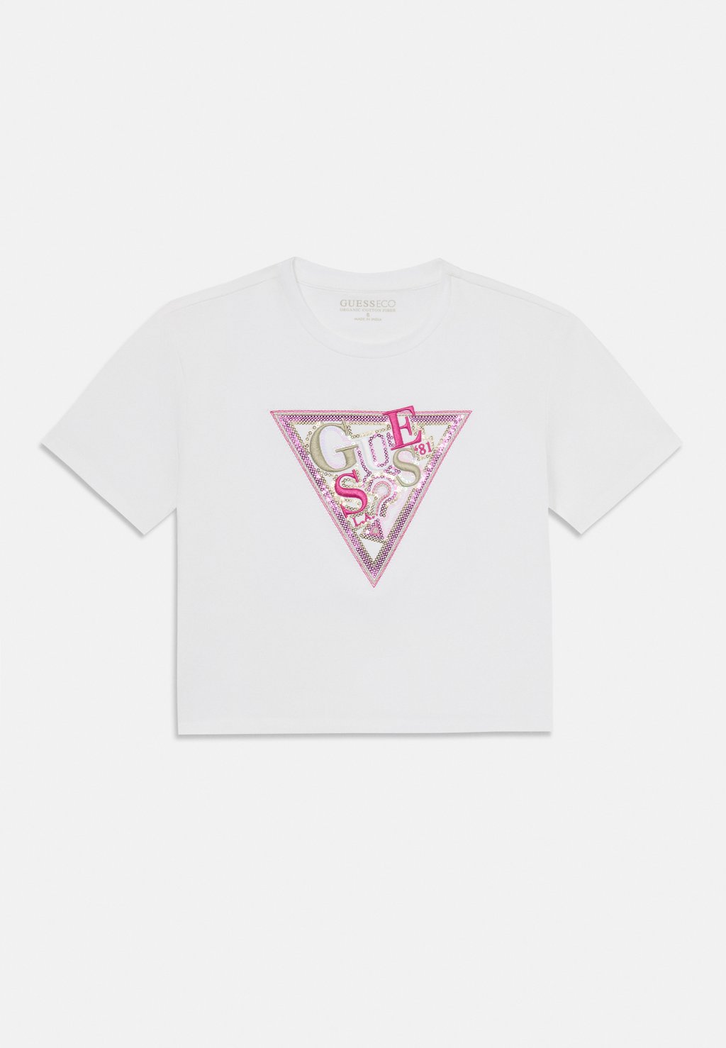 

Футболка с принтом MIDI Guess, белый