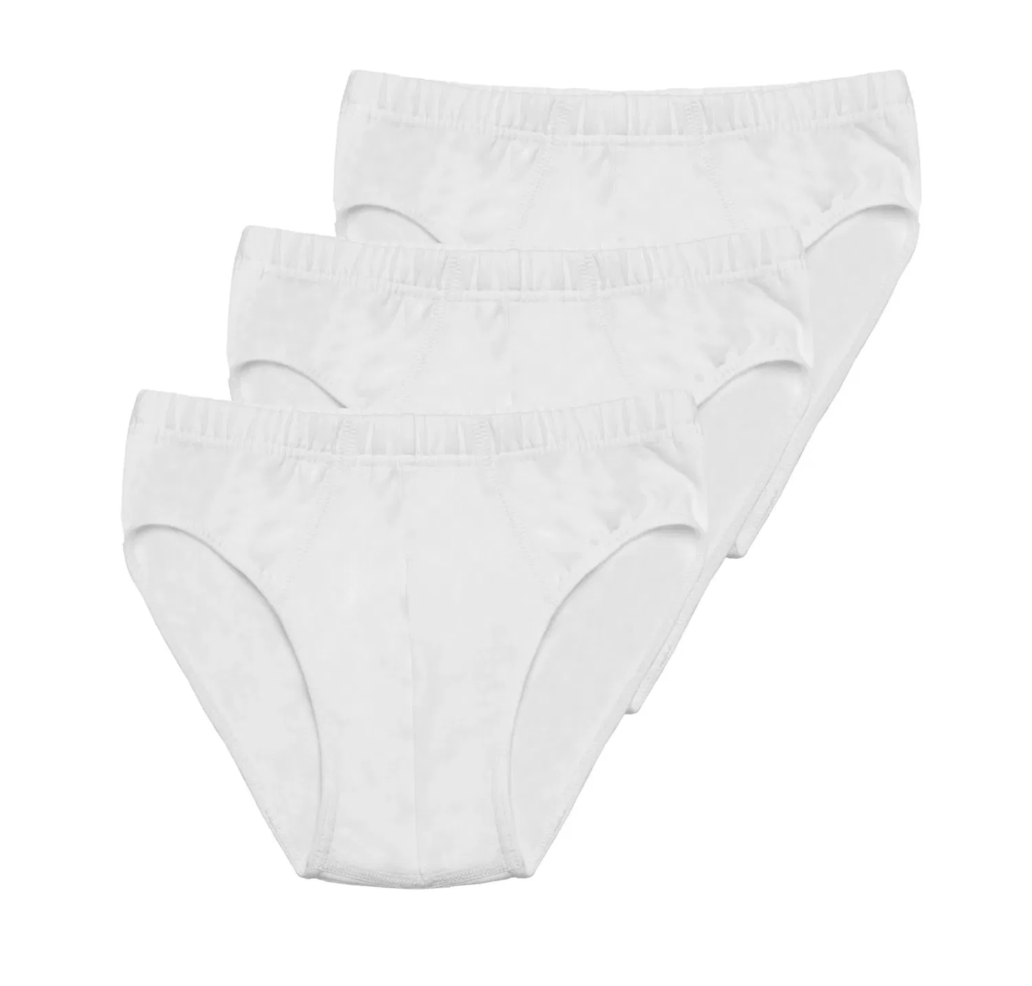 Трусы детские 3 шт, белый, Haasis Bodywear