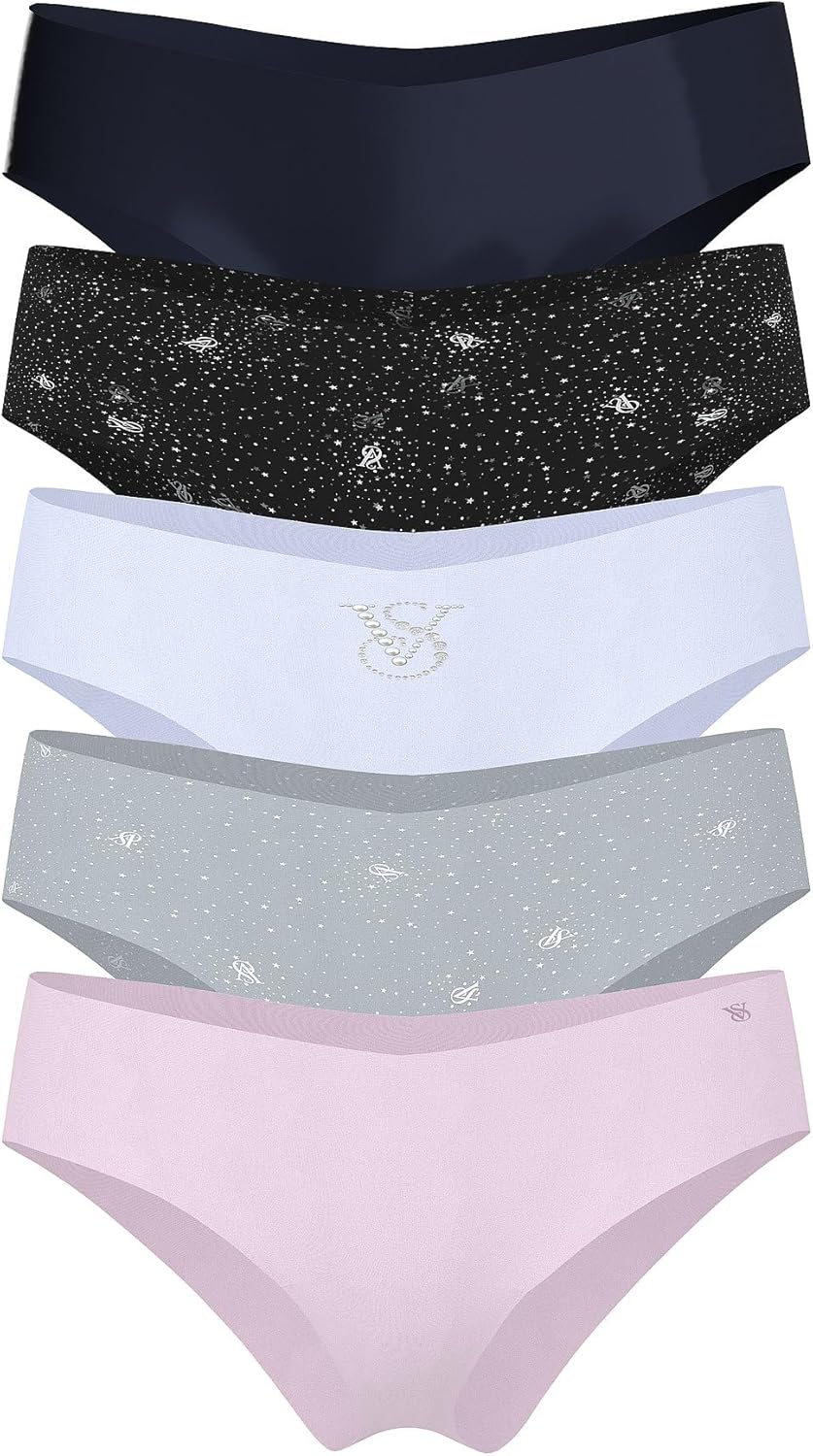 

Женские трусики Victoria's Secret No Show Cheeky, минимальное покрытие, мультипак (XS-XXL), Pastel Mix