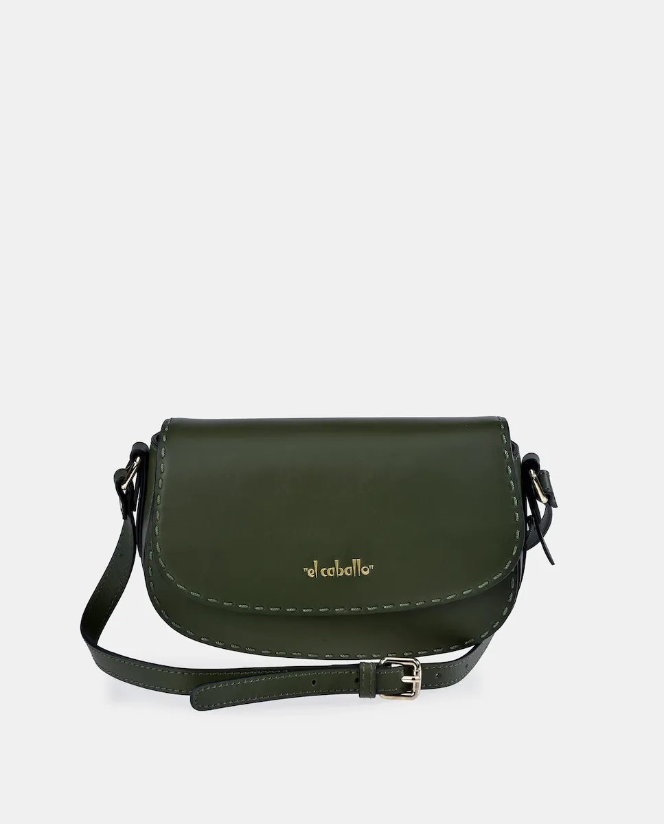 

Сумка через плечо из кожи наппа El Caballo, зеленый