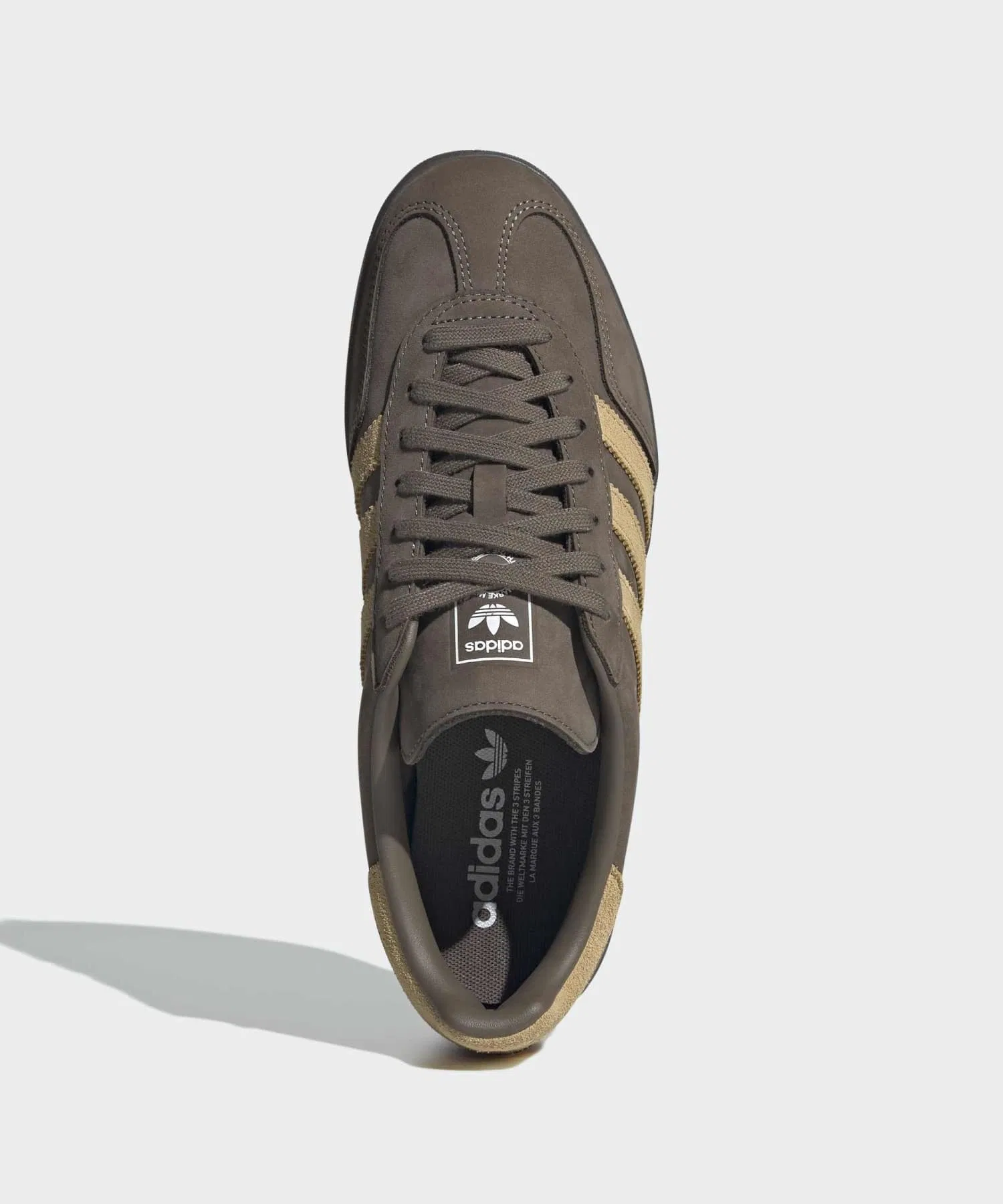 Унисекс кроссовки Gazelle Indoor adidas коричневые — фото 2
