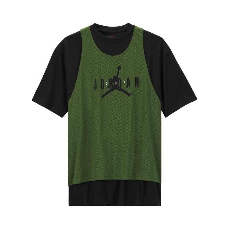 

Топ Air Jordan x Off-White Short-Sleeve 'Forest Green', зеленый