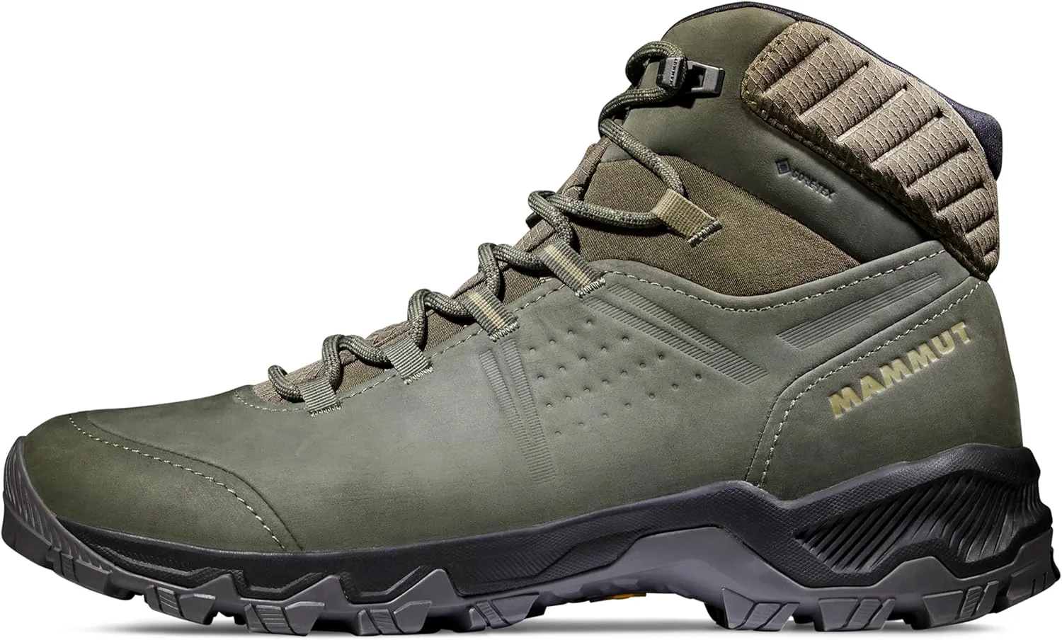 Мужские походные ботинки Mammut Mercury IV Low GTX, титан-ярко-красный, подошва Vibram, 3D мемо-пена, комфорт для дневных походов — фото 2