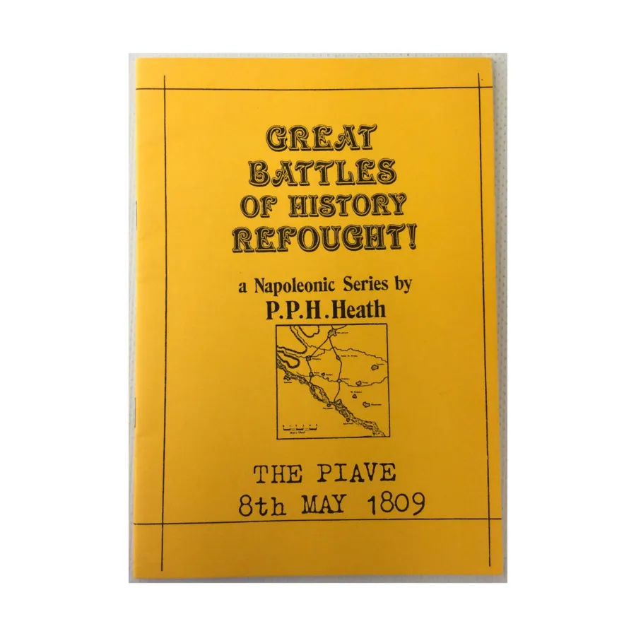 

Великие битвы истории переосмыслены! - Пьяве, 8 мая 1809 г., Historical Miniature Rules (Anschluss Publishing)