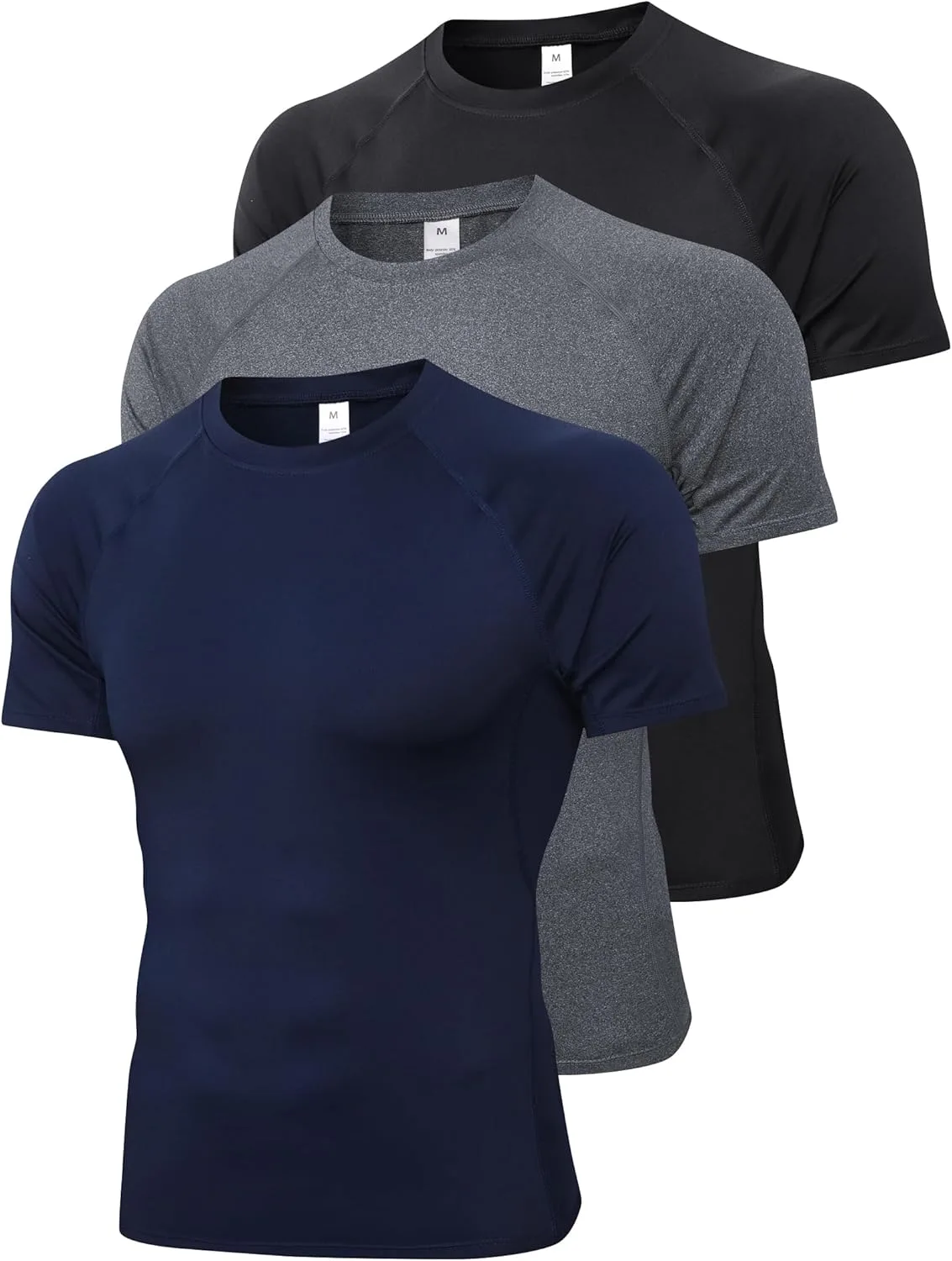 

Компрессионная футболка мужская с коротким рукавом для тренировок Queerier