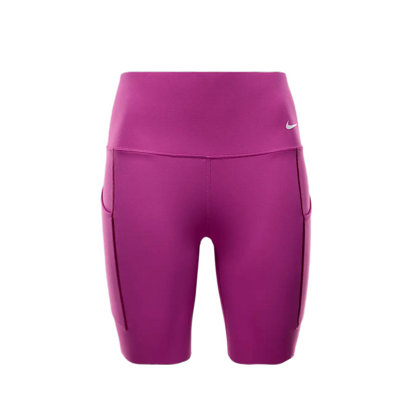 Nike Женские спортивные шорты UniversaDri Fit, цвет фуксия/черный — фото 2