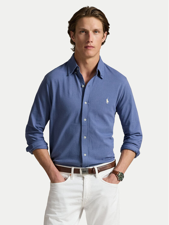 

Рубашка обычного кроя 710654408143 Polo Ralph Lauren, синий