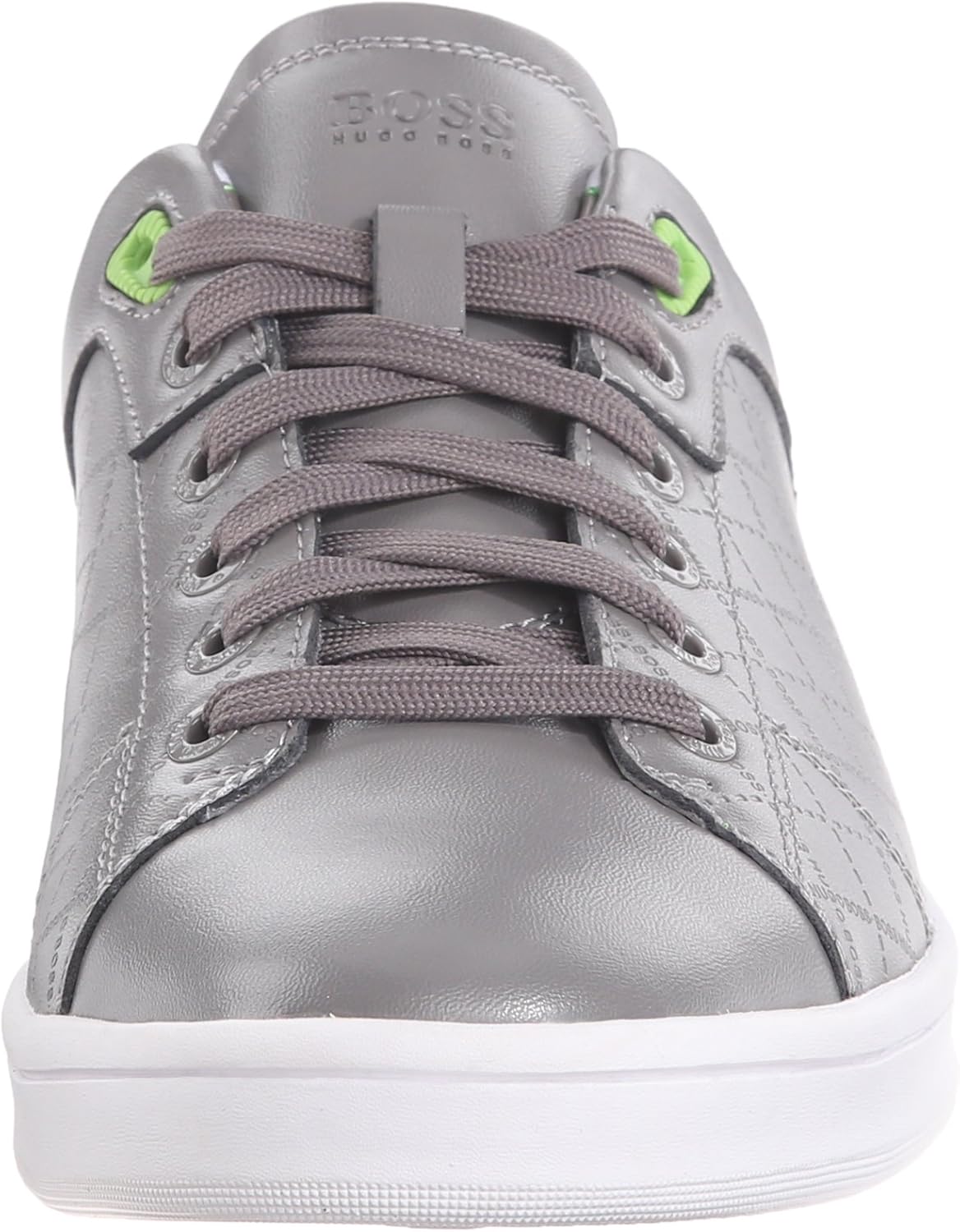 Мужские модные кроссовки BOSS Green от Hugo Boss с узором Ray Check, серый — фото 2