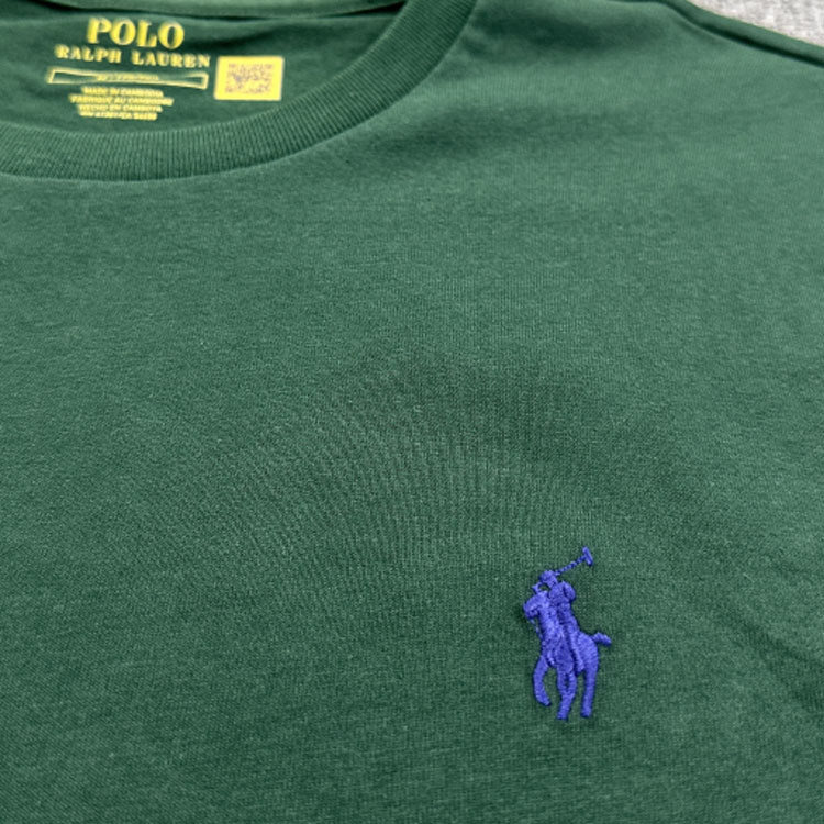 Лонгслив Polo Ralph Lauren Jersey, зеленый — фото 3